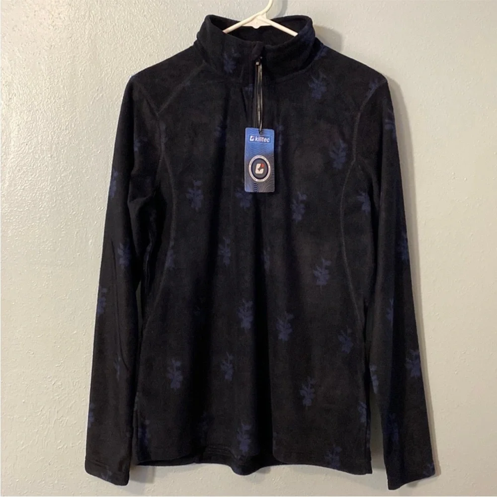 NWT Killtec Microfleece 1/4 Zip-Neck Pullover Jacket - Picture 2 of 15